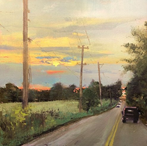 landscape painting by Eileen Terrell