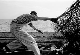photo of a fisherman by Nubar Alexanian