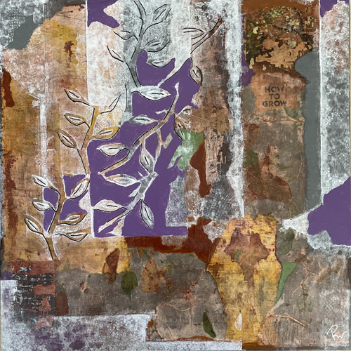 abstract collage by P.K. Williams