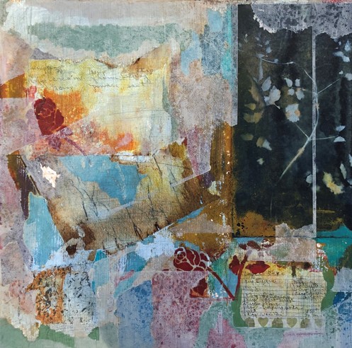 abstract collage by P.K. Williams