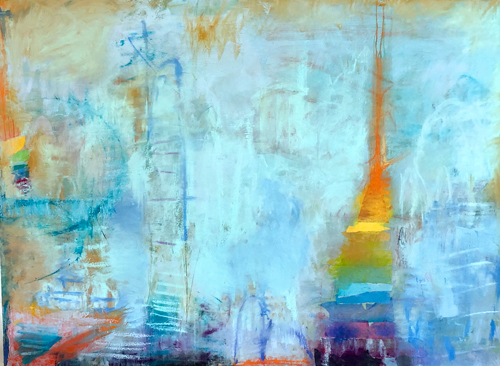 abstract painting by Mira M. White