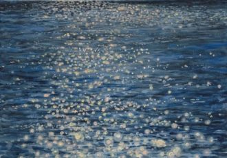 water scape painting by Leslie Chandler