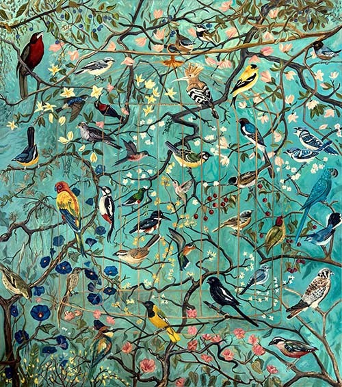 bird painting by Susi Rood