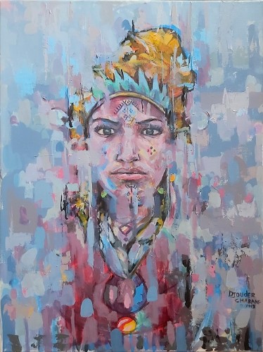 painted portrait by Chabane Djouder