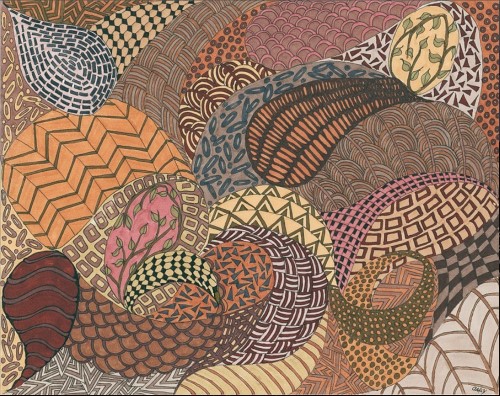 abstract marker drawing by Cary Goldberg