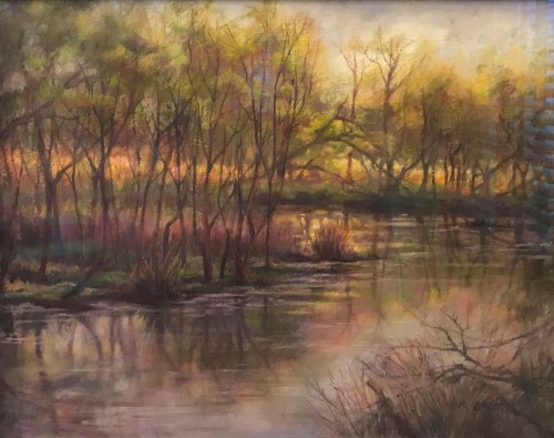landscape painting by Robert Little