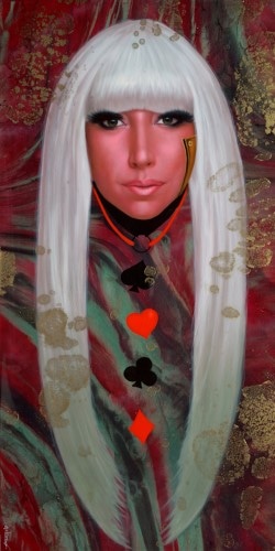 portrait of Lady Gaga by Richard Stergulz