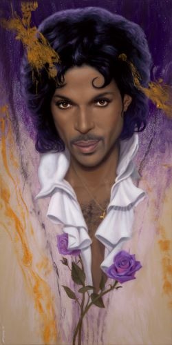 portrait of Prince by Richard Stergulz