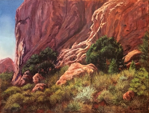 landscape painting by Robert Little