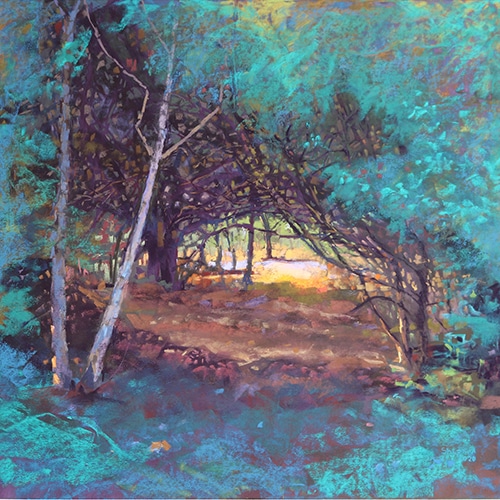 landscape pastel by Linda Shepard