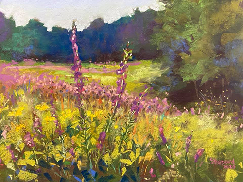 landscape pastel by Linda Shepard