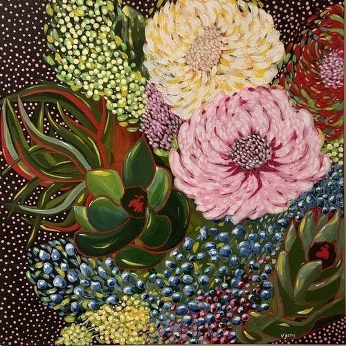floral portrait by Victoria Beths