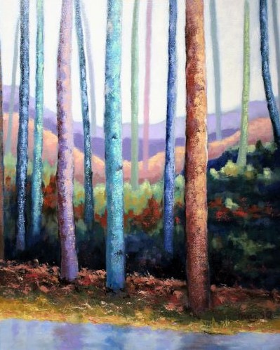 landscape painting by Maria Sella Quezada (Maruja)