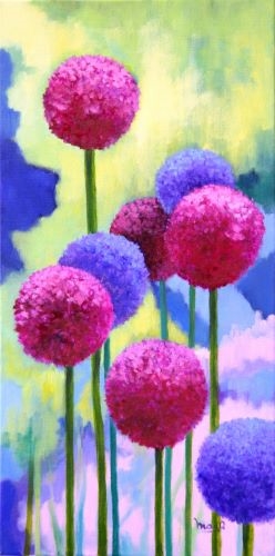 floral painting by Maria Sella Quezada (Maruja)