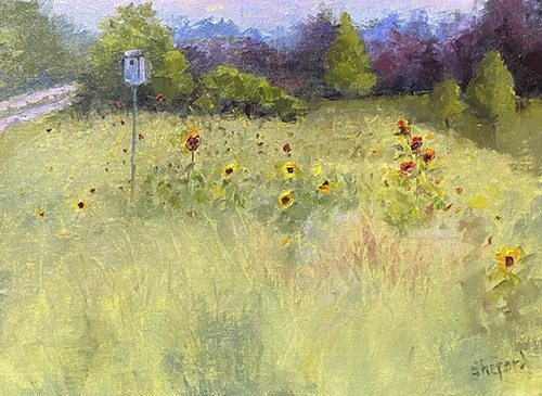 landscape pastel by Linda Shepard