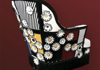 upholstered chair by Mary Beth McGinnis