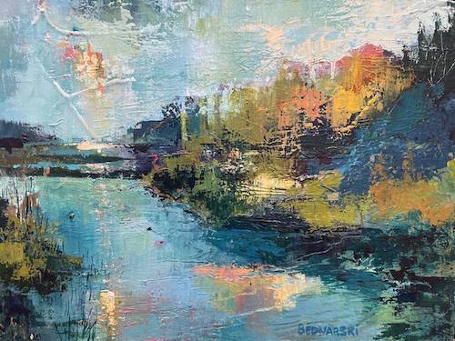 landscape painting by Carol Bednarski