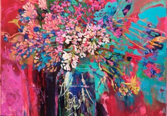 floral painting by Carol Bednarski