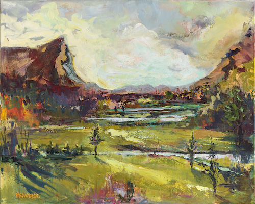 landscape painting by Carol Bednarski