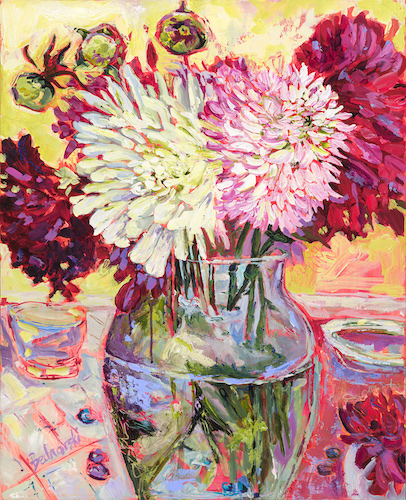 floral painting by Carol Bednarski