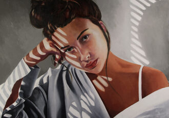 portrait painting by Dorian Vincent Scotti