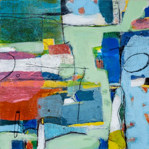 abstract painting by Rachel Tirosh