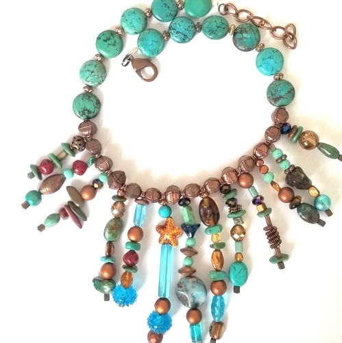beaded necklace by Gail Johnson Mattheisen