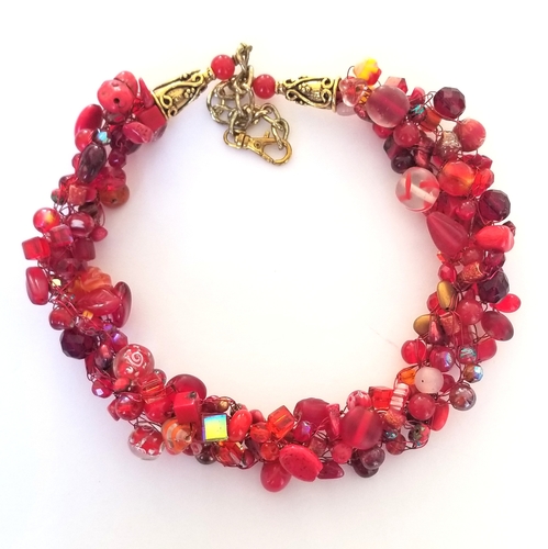beaded necklace by Gail Johnson Mattheisen