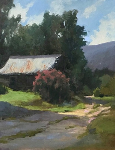 landscape painting by Ann Currey