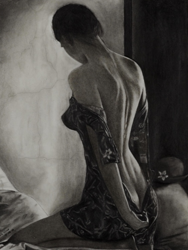 figurative drawing by Arnaldo Wilson