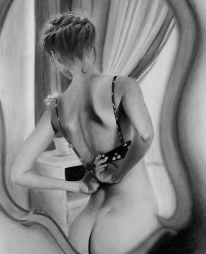 figurative drawing by Arnaldo Wilson