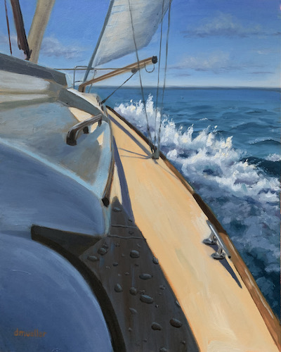 seascape painting by Debbie Mueller