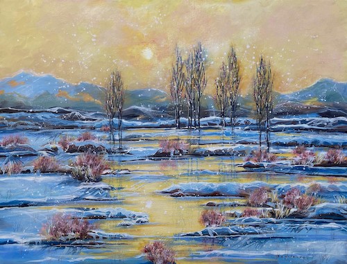 landscape painting by Denise T. Armstrong