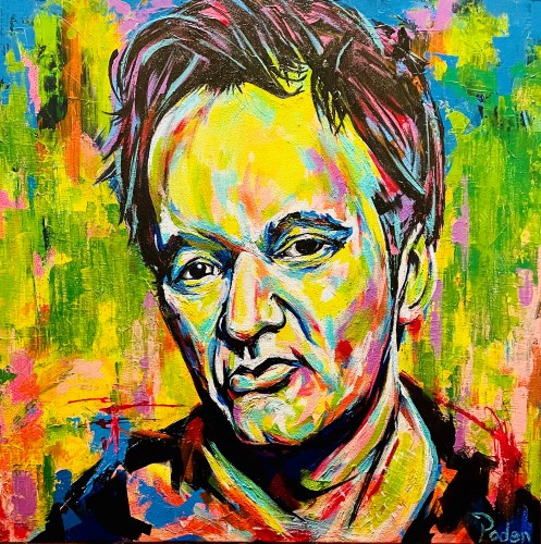 portrait of Quentin Tarantino by Matthew Paden