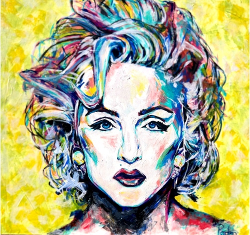 portrait of Madonna by Matthew Paden