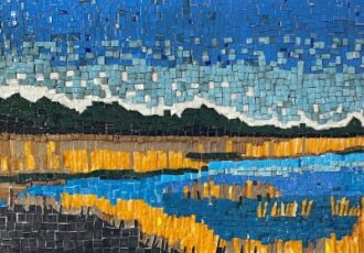 landscape mosaic by Cathy Ehrler