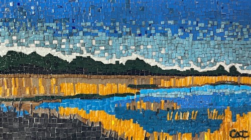 landscape mosaic by Cathy Ehrler