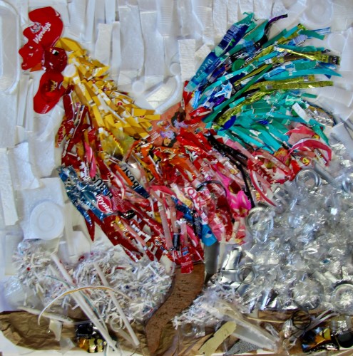 mosaic/assemblage by Cathy Ehrler