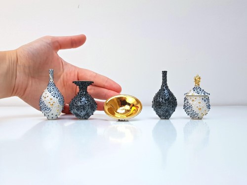 miniature ceramic vessels by Hannah Billingham
