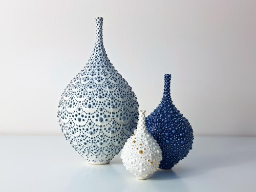 ceramic vases by Hannah Billingham