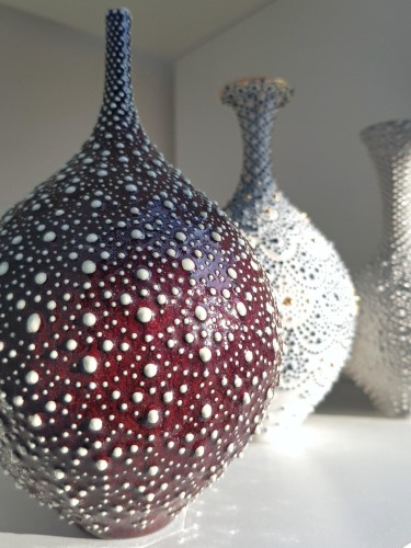 ceramic vases by Hannah Billingham