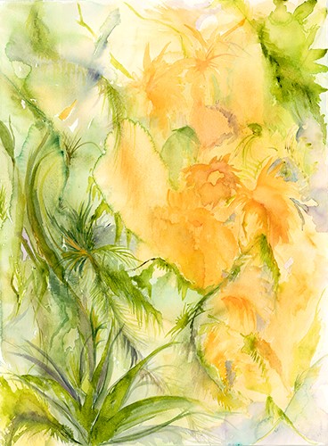 floral watercolor by Karen Keough