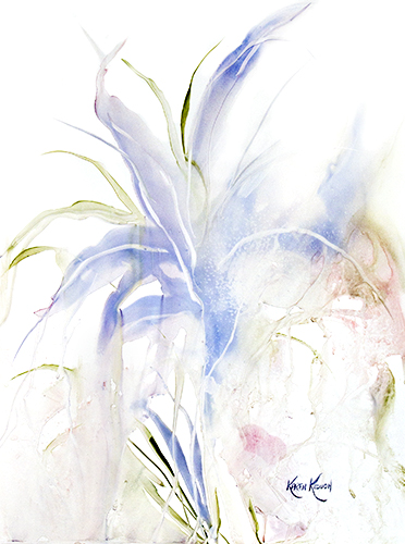 floral watercolor by Karen Keough