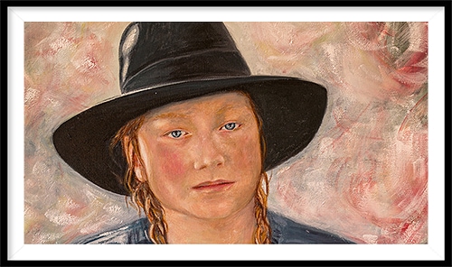 portrait painting by Maureen Scullin