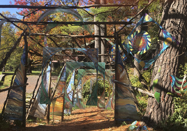 outdoor art installation by Susan Togut