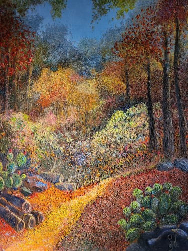 landscape painting by Gladys Waters