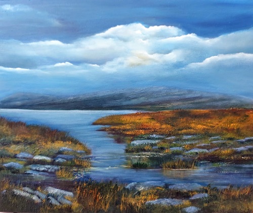 Irish landscape painting by Donna McGee