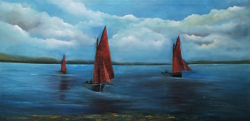 Irish seascape painting by Donna McGee