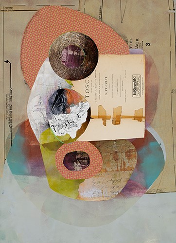 mixed media painting by Mary Amendola Marley