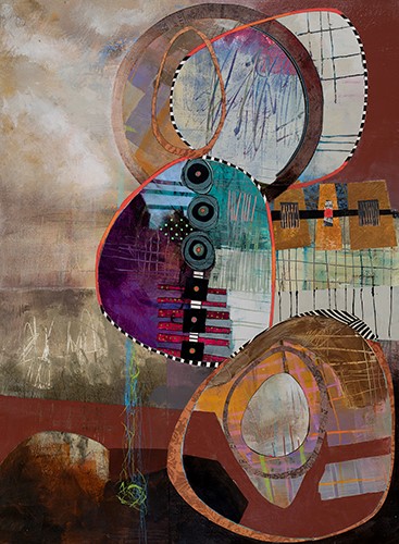 mixed media painting by Mary Amendola Marley